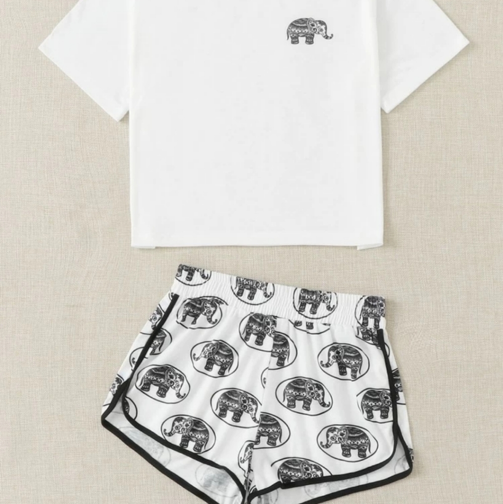 ELEPHANT 🐘 PJ  SHORT SET - Picture 6 of 6